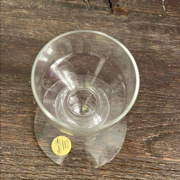 Princess House Elegant Etched  Glass Hurricane Set #410 with Scalloped Rim NIB - Picture 4 of 5